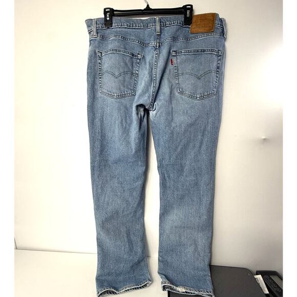 Levi's 511 Slim Fit Jeans Men's Light Wash W36 L30 - Worn/Rips Denim VINTAGE - Picture 7 of 7